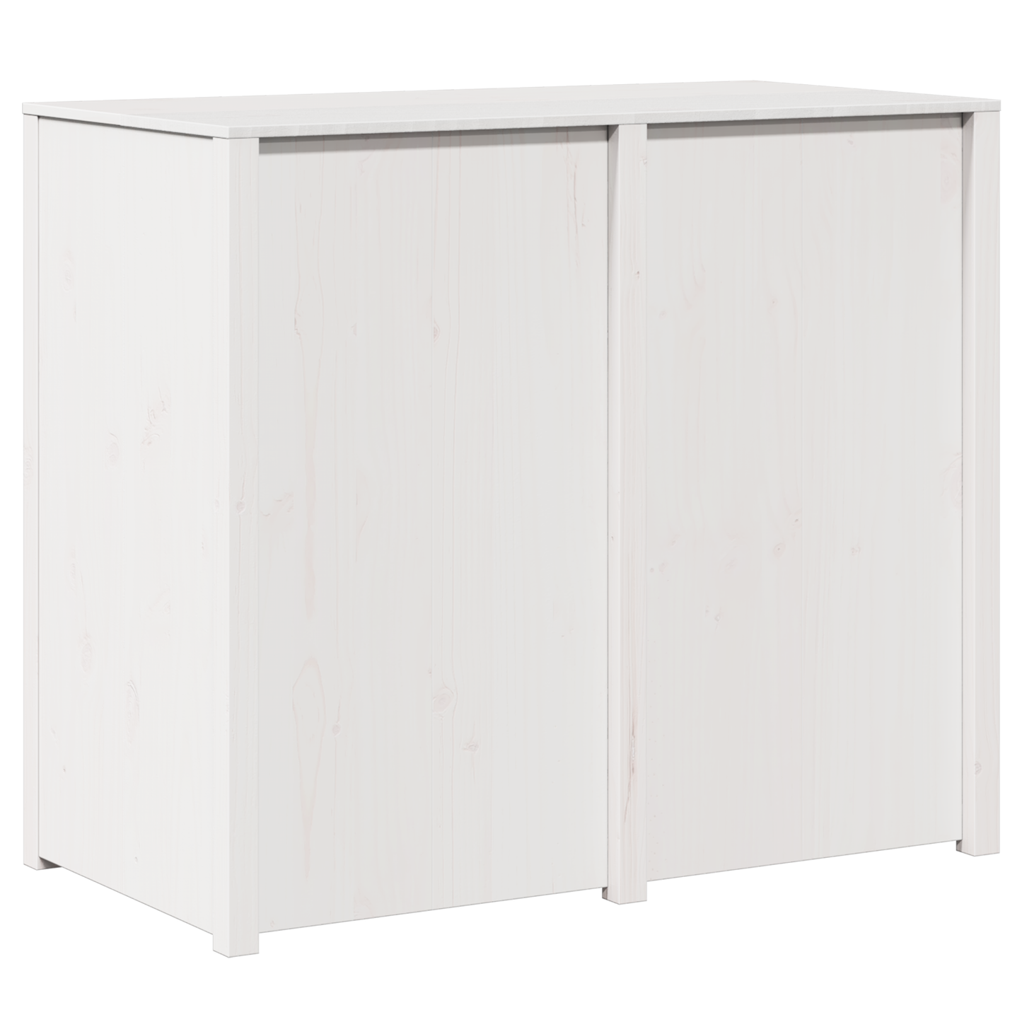vidaXL Küchenschrank Warmes Weiß 106 x 55 x 92 cm Massives Kiefernholz