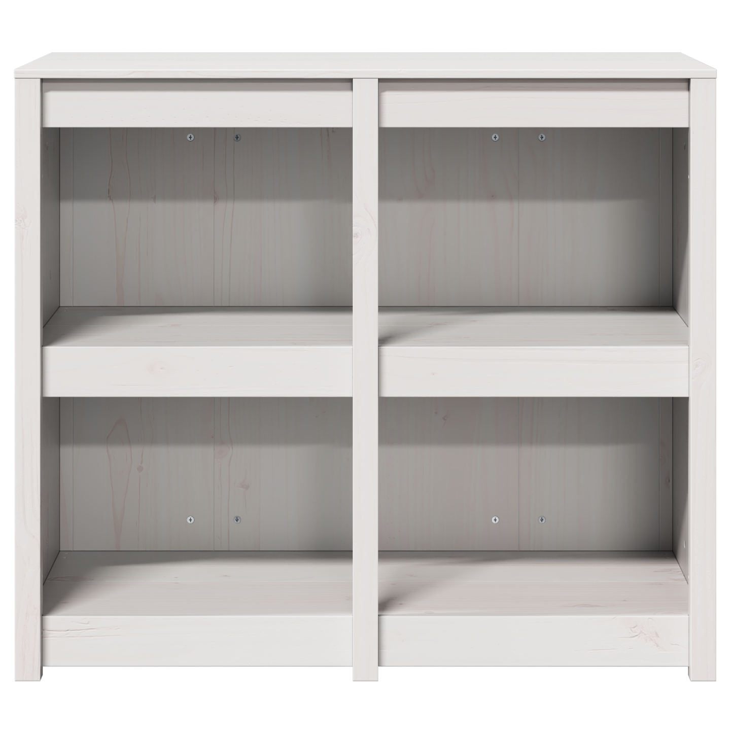 vidaXL Küchenschrank Warmes Weiß 106 x 55 x 92 cm Massives Kiefernholz