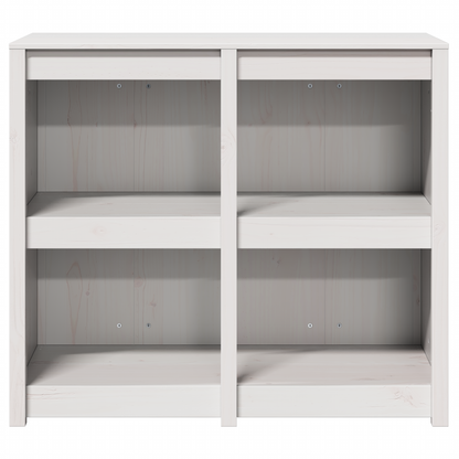 vidaXL Küchenschrank Warmes Weiß 106 x 55 x 92 cm Massives Kiefernholz