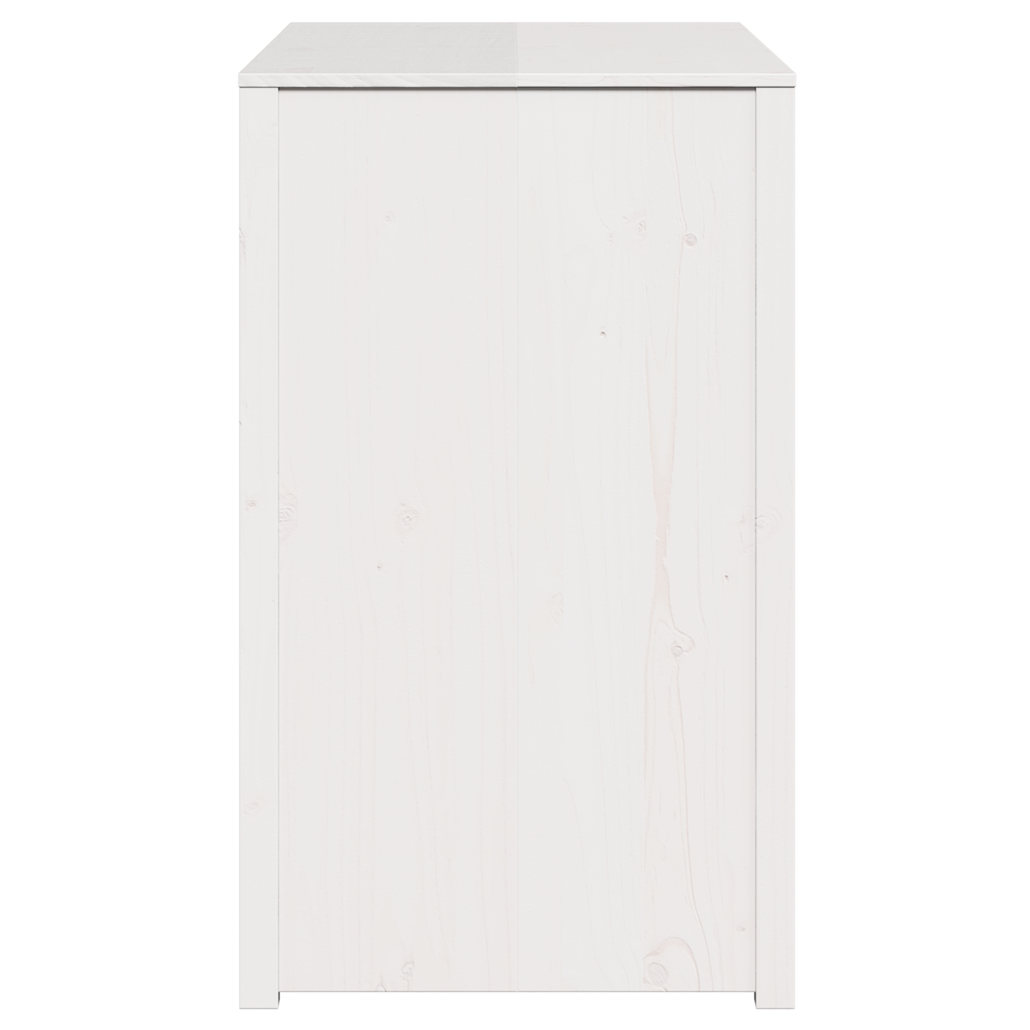 vidaXL Küchenschrank Warmes Weiß 106 x 55 x 92 cm Massives Kiefernholz