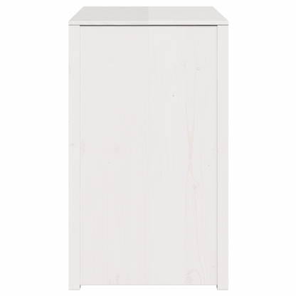 vidaXL Küchenschrank Warmes Weiß 106 x 55 x 92 cm Massives Kiefernholz