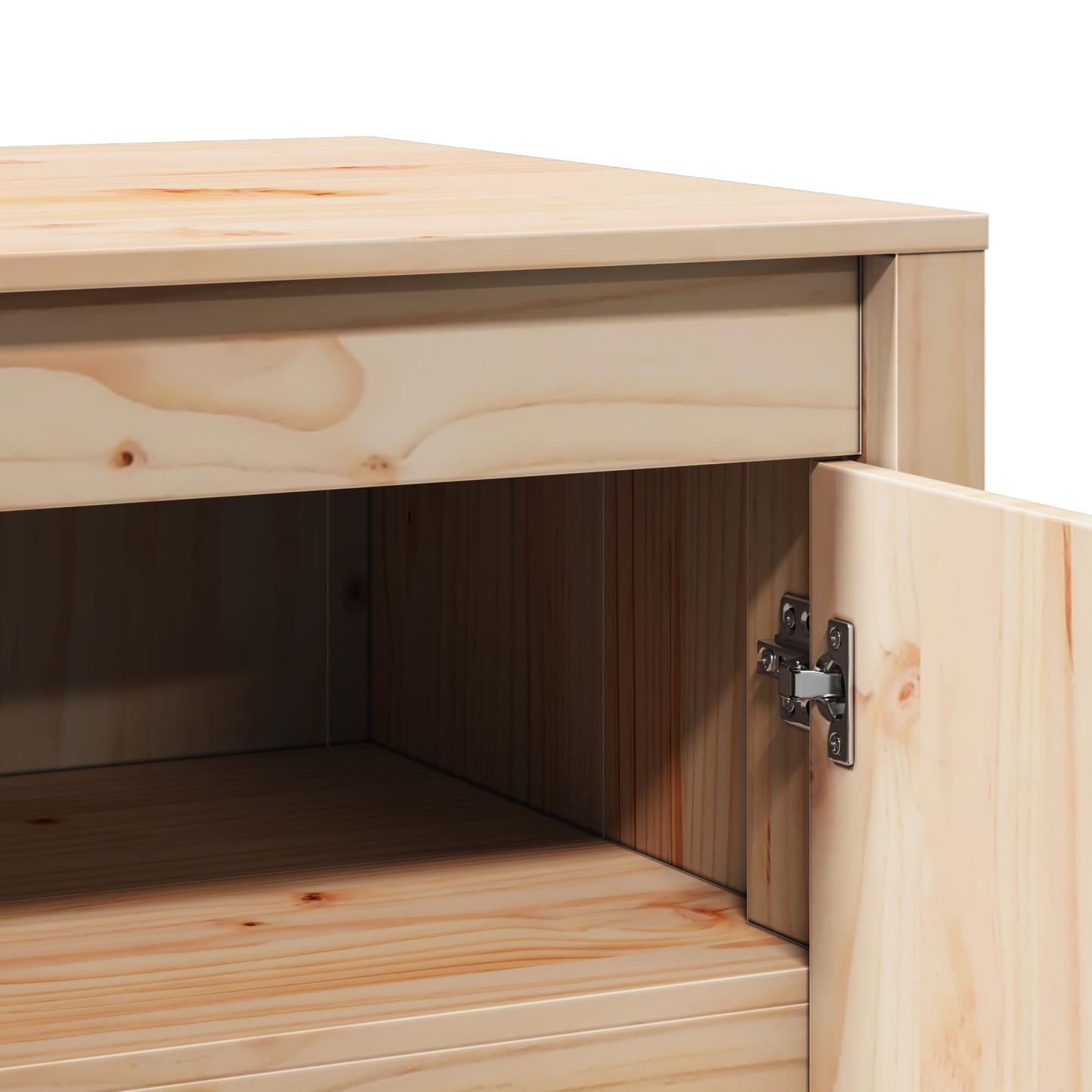vidaXL Küchenschrank mit Regal Braun Eichen-Optik 106 x 55 x 64 cm