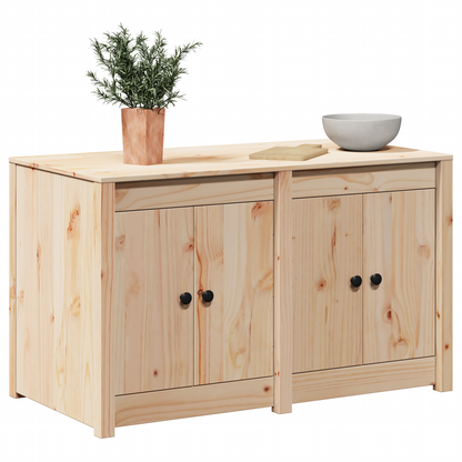 vidaXL Küchenschrank mit Regal Braun Eichen-Optik 106 x 55 x 64 cm