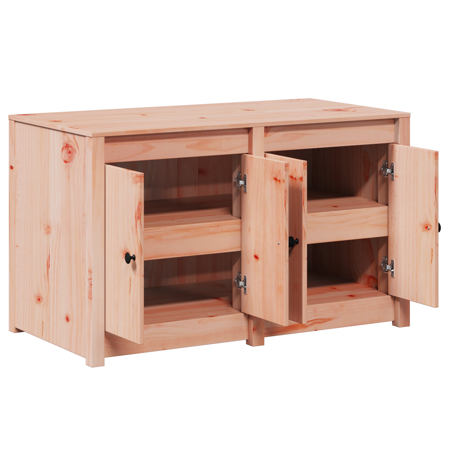 vidaXL Küchenschrank mit Regal Braun Eichen-Optik 106 x 55 x 64 cm