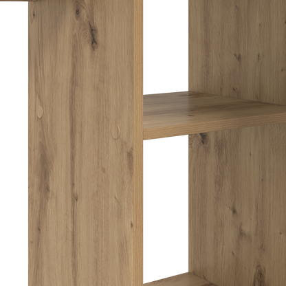 vidaXL Schreibtisch Artisan-Eiche 142 x 102 x 73 cm Holzwerkstoff