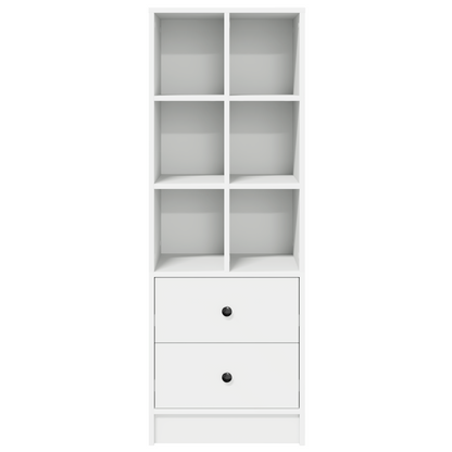 vidaXL Highboard mit Schubladen Weiß 45,5 x 34 x 127 cm