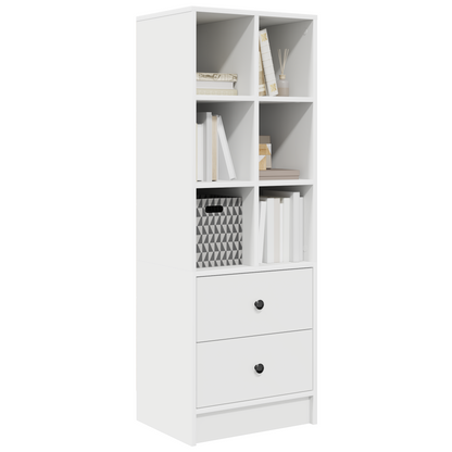 vidaXL Highboard mit Schubladen Weiß 45,5 x 34 x 127 cm