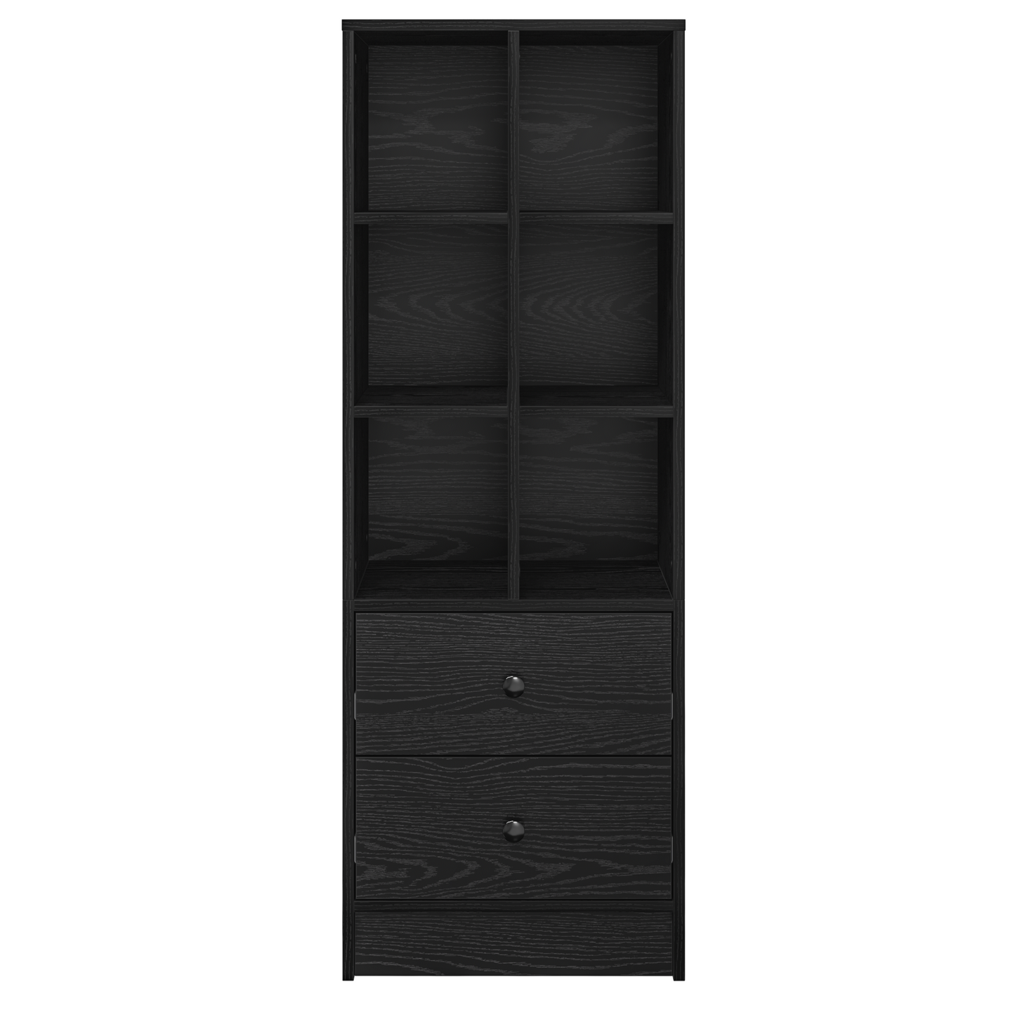 vidaXL Highboard Schwarz Eichen-Optik 45,5 x 34 x 127 cm