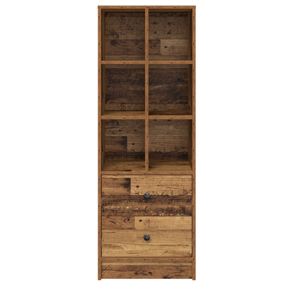 vidaXL Highboard mit Schubladen Altholz 45,5 x 34 x 127 cm