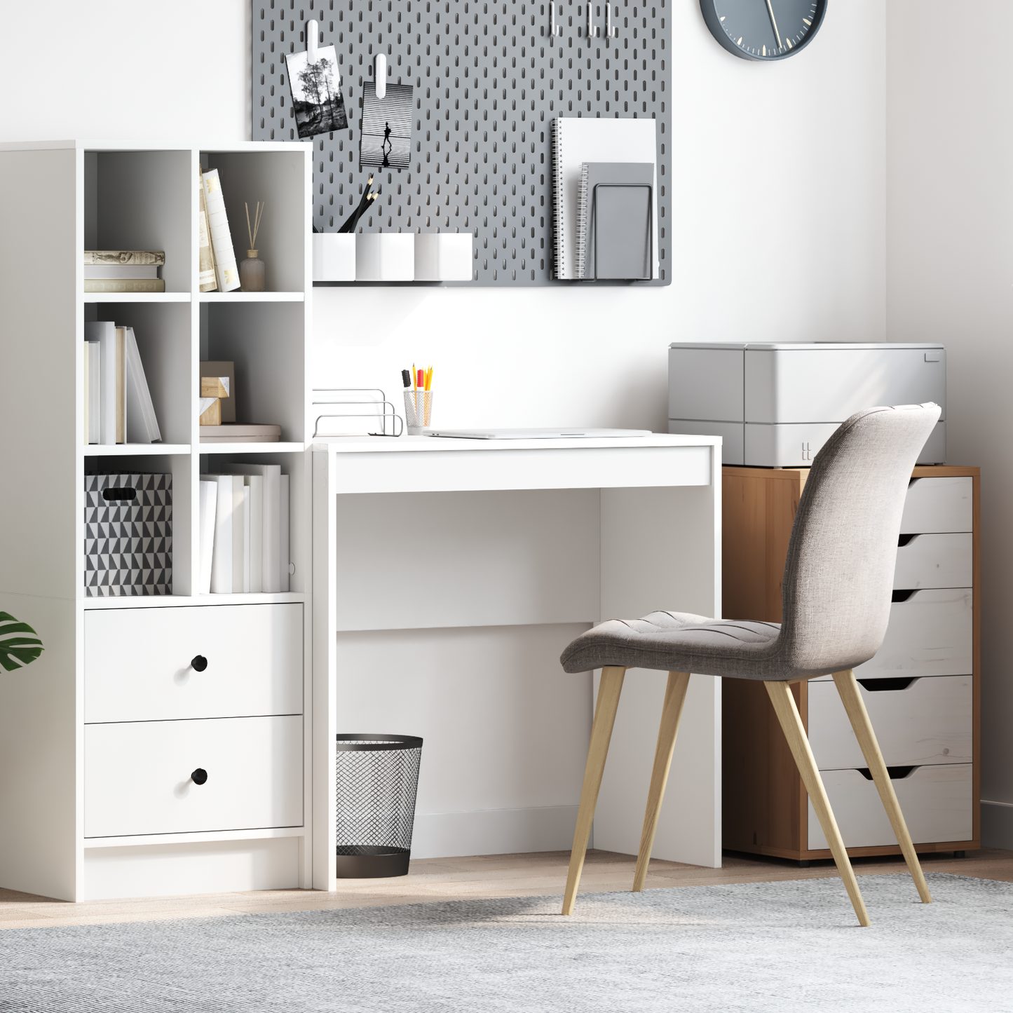 vidaXL Schreibtisch Weiß 80 x 40 x 76 cm