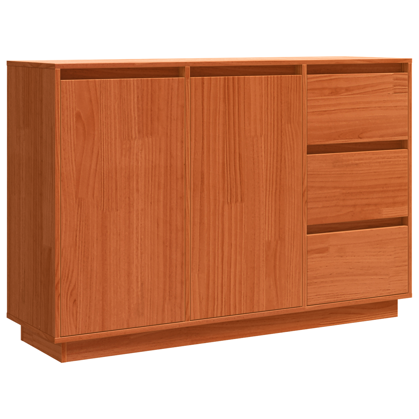 vidaXL Sideboard mit Schubladen Braun Eichen-Optik 111 x 34 x 75 cm