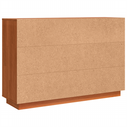 vidaXL Sideboard mit Schubladen Braun Eichen-Optik 111 x 34 x 75 cm