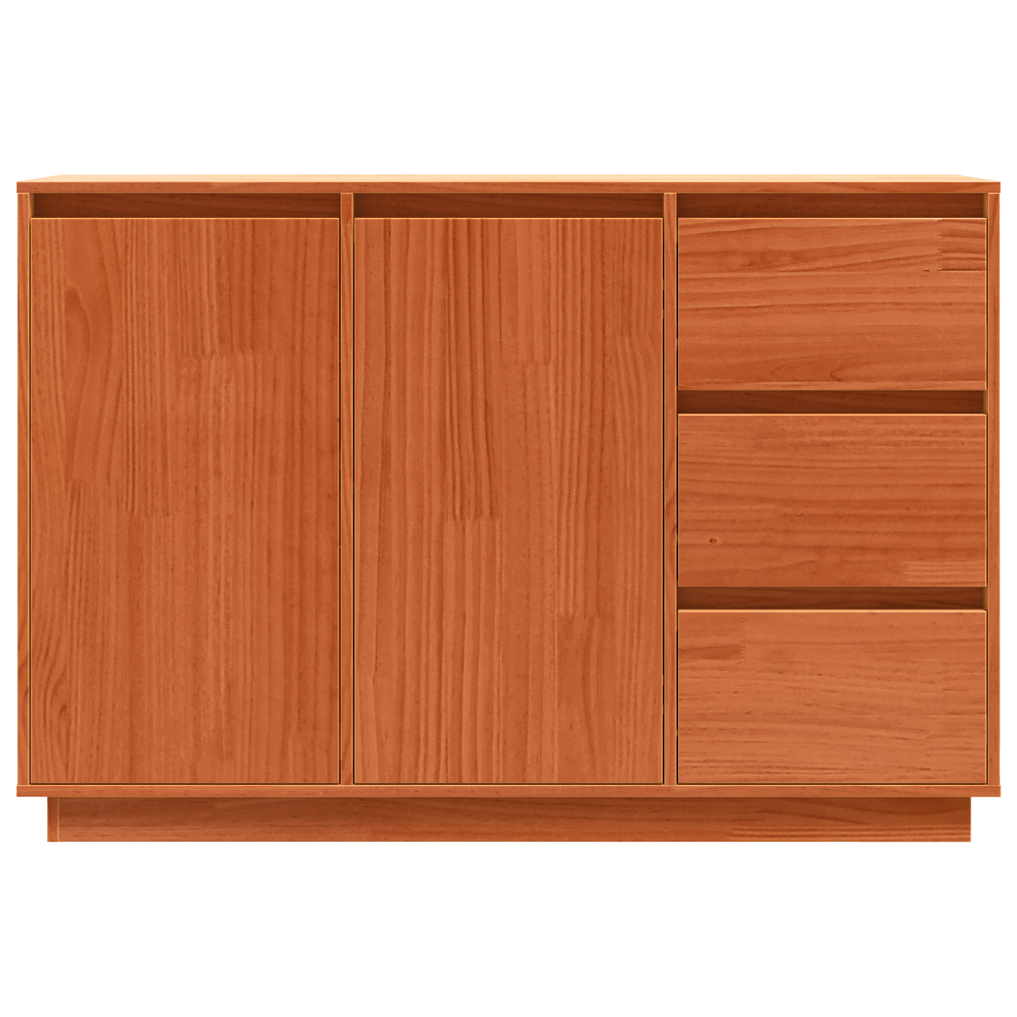vidaXL Sideboard mit Schubladen Braun Eichen-Optik 111 x 34 x 75 cm