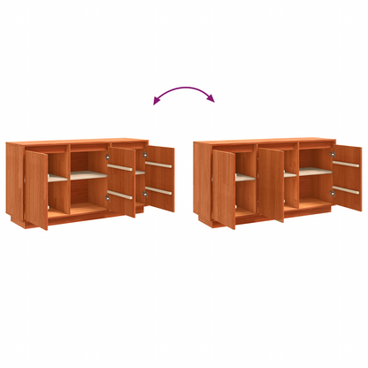 vidaXL Sideboard Braun Eichen-Optik 111 x 34 x 60 cm