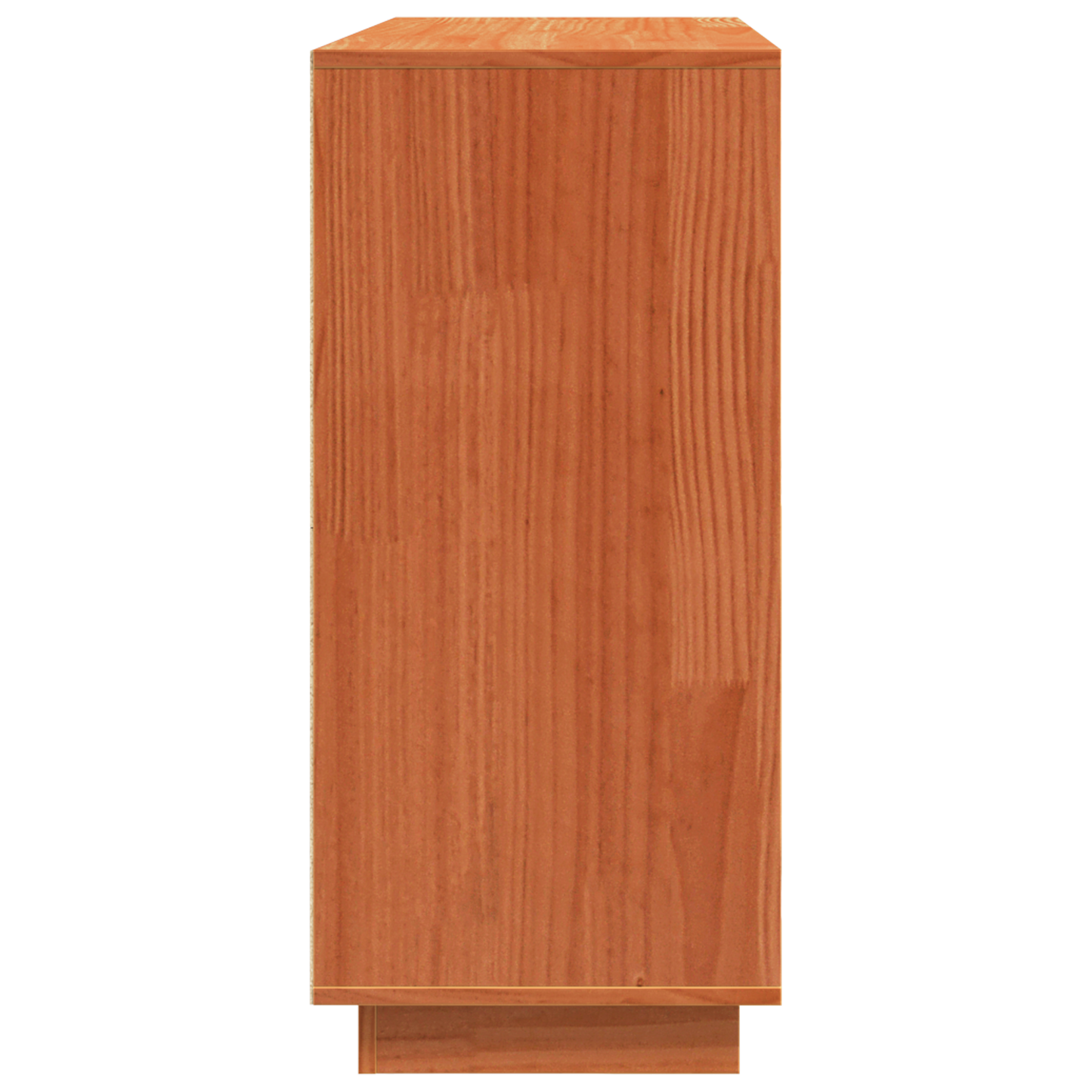 vidaXL Sideboard Wachsbraun 110 x 34 x 75 cm Massives Kiefernholz