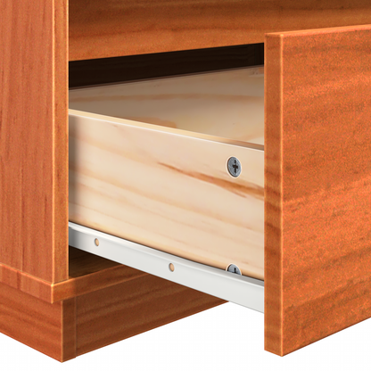 vidaXL Nachttisch Wachsbraun 60 x 34 x 51 cm Holzwerkstoff