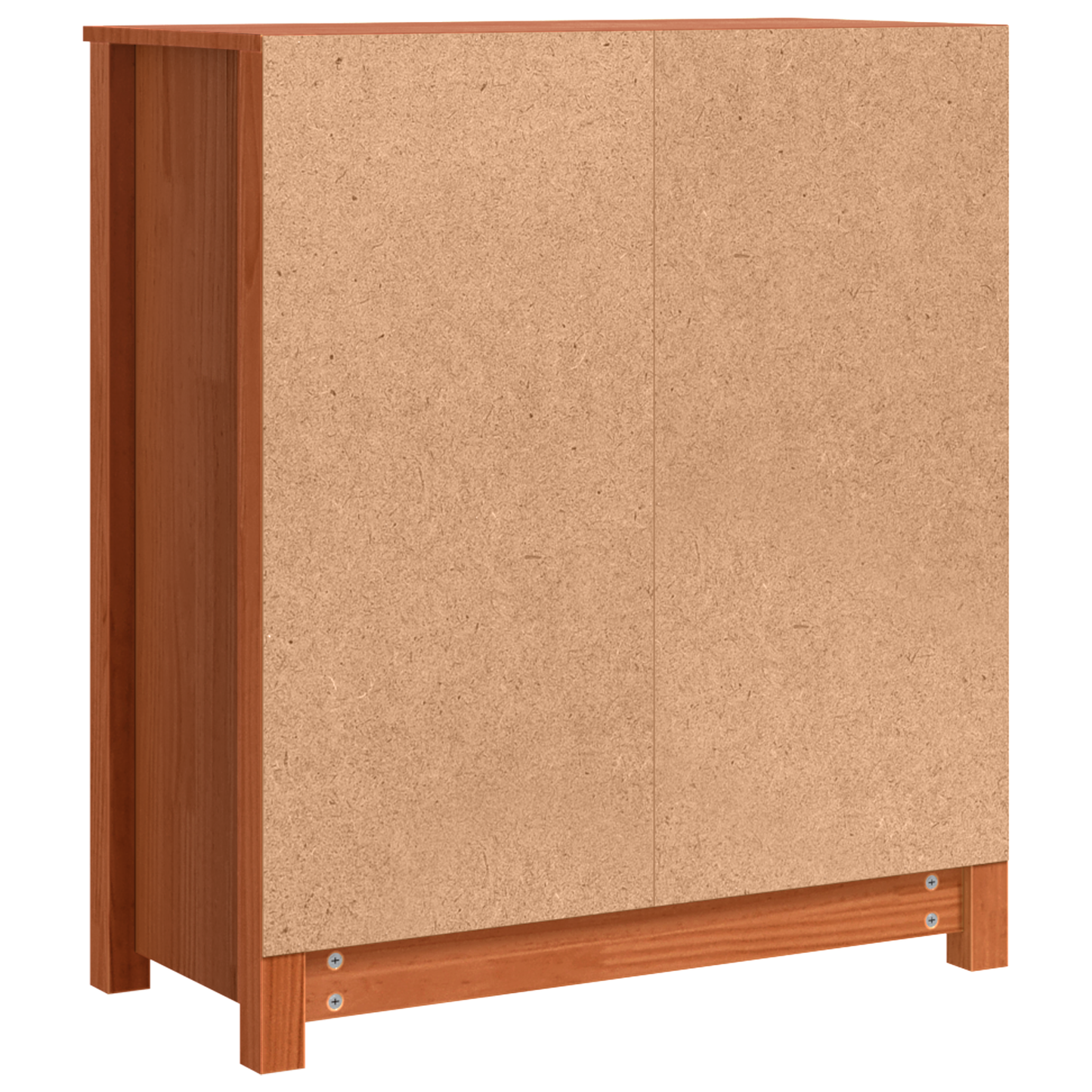 vidaXL Sideboard Wachsbraun 70 x 35 x 80 cm Massives Kiefernholz