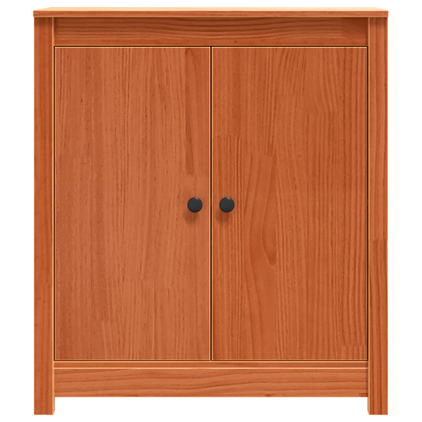 vidaXL Sideboard Wachsbraun 70 x 35 x 80 cm Massives Kiefernholz