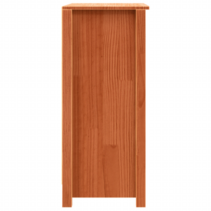 vidaXL Sideboard Wachsbraun 70 x 35 x 80 cm Massives Kiefernholz