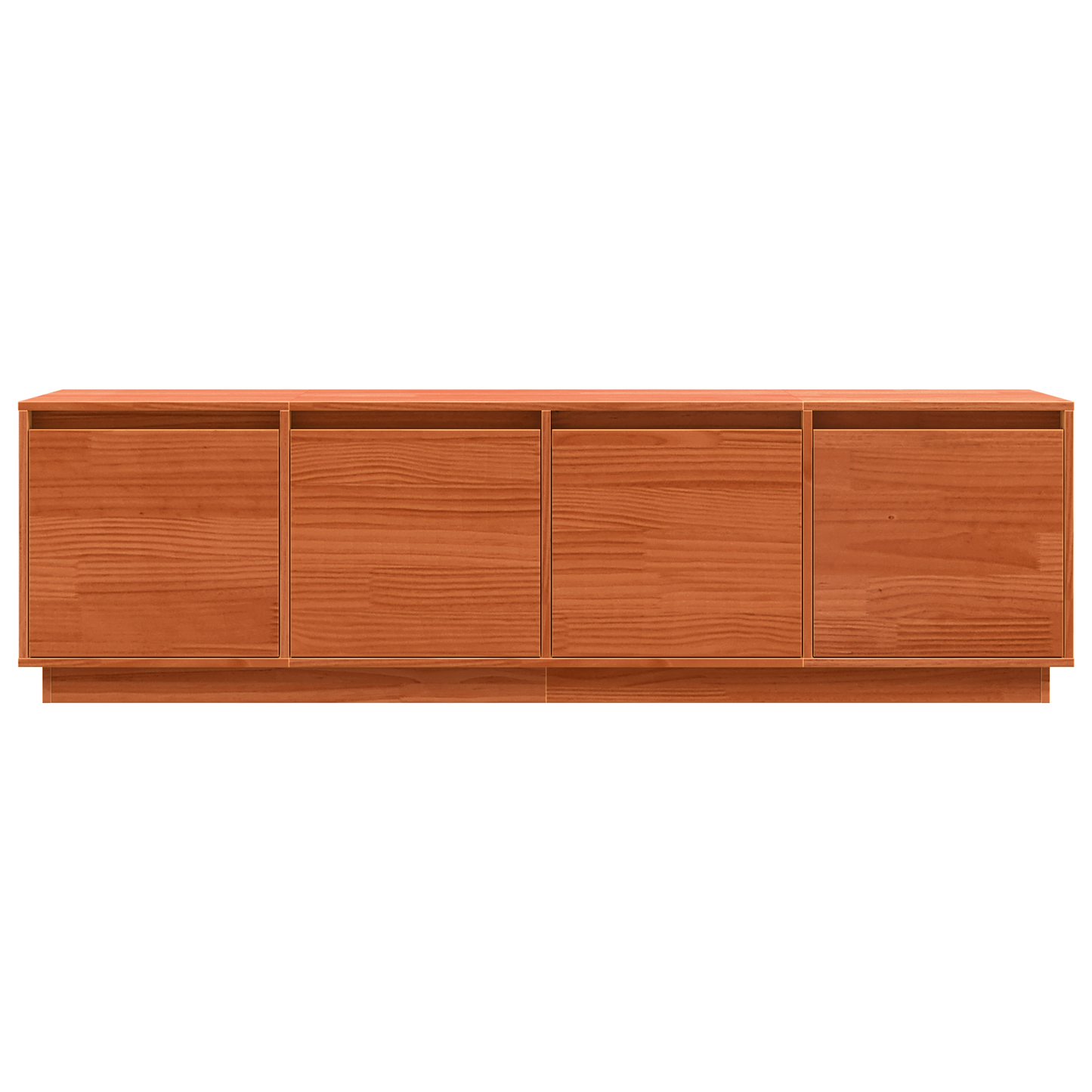 vidaXL TV-Schränk Braun 156 x 37 x 45 cm Holzwerkstoff
