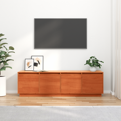 vidaXL TV-Schränk Braun 156 x 37 x 45 cm Holzwerkstoff