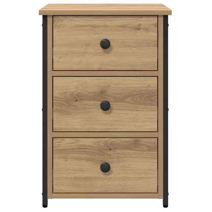 vidaXL Nachttisch mit Schubladen 2 pcs Braun 40 x 36 x 60 cm