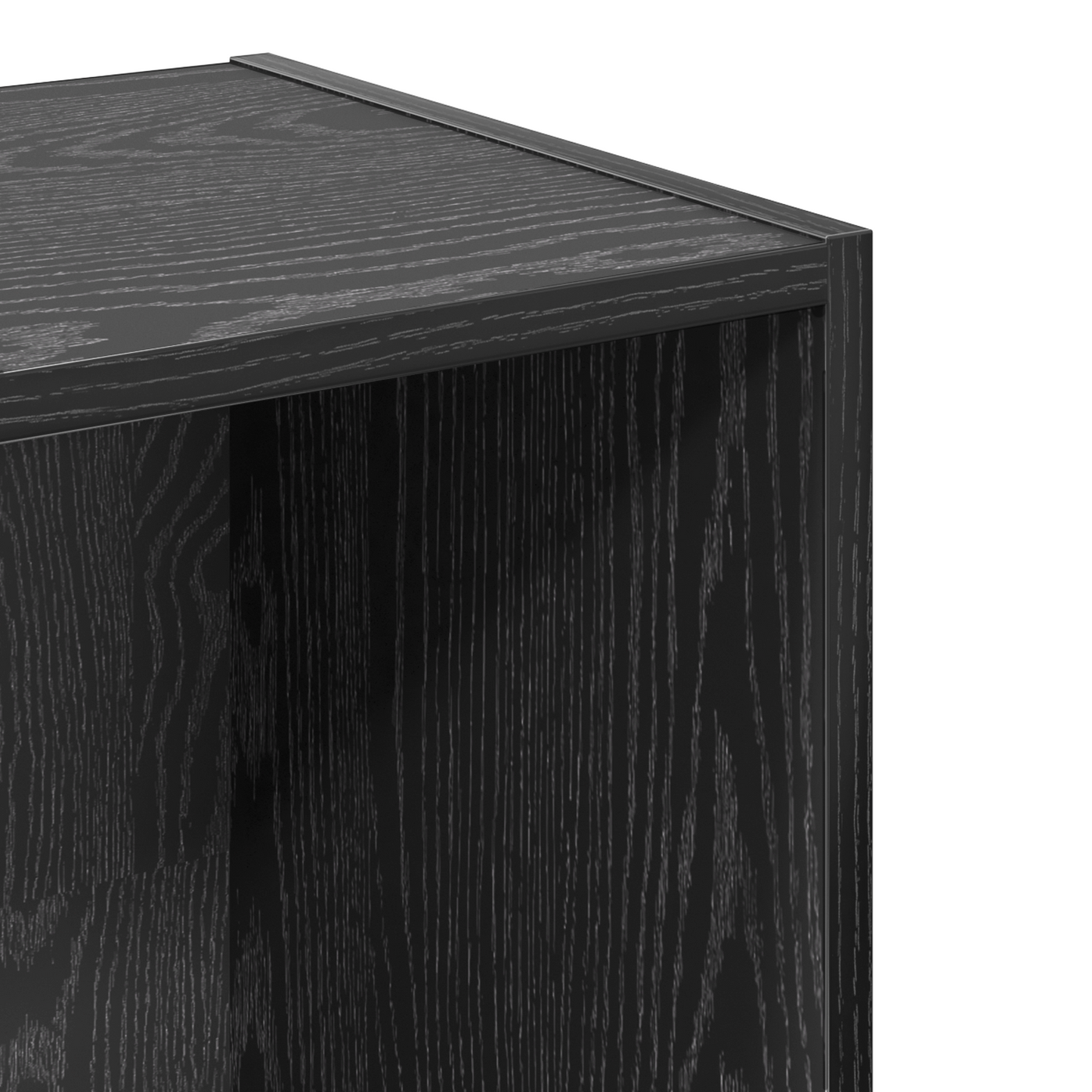 vidaXL Bücherregal Schwarz Eichen-Optik 40 x 30 x 152 cm Holzwerkstoff