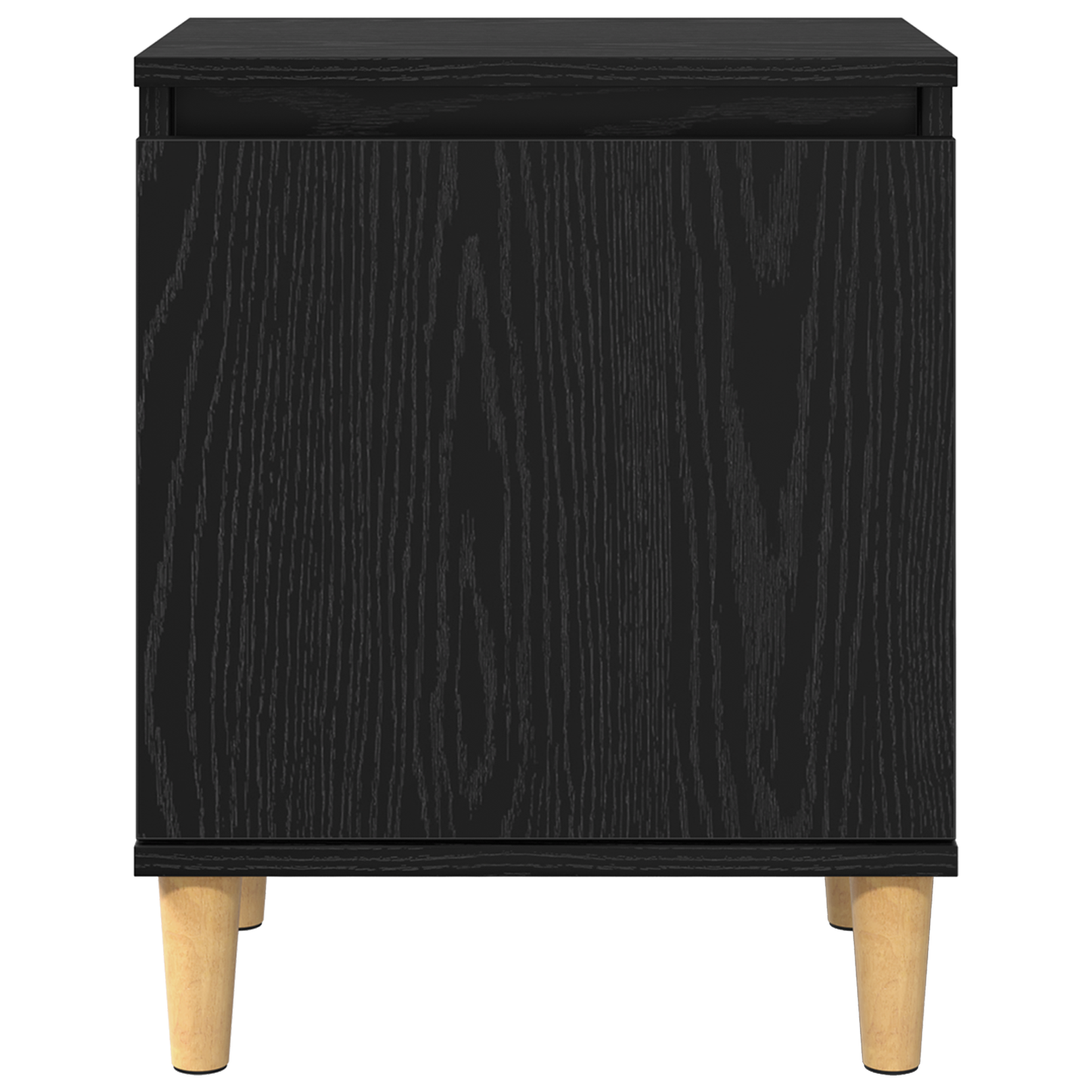 vidaXL Nachttisch Schwarz Eichen-Optik 40 x 30 x 50 cm Holzwerkstoff
