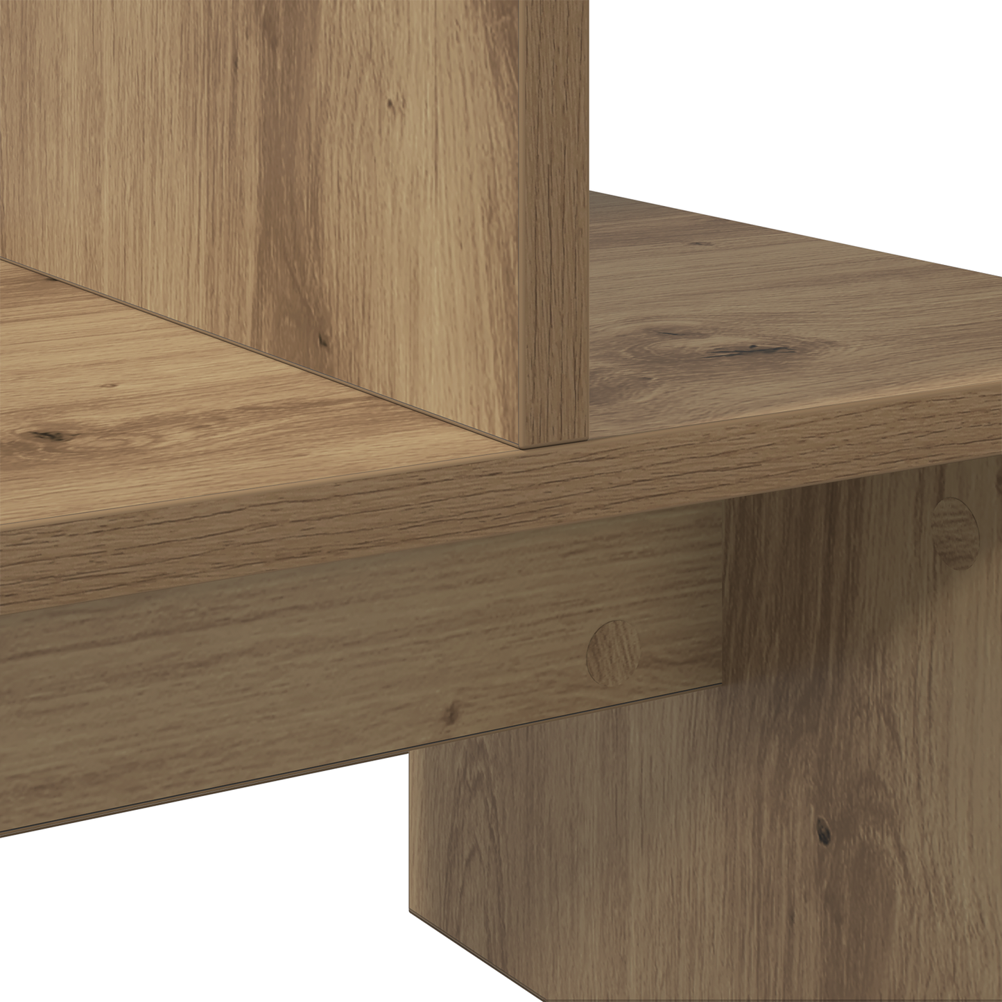 vidaXL TV-Schrankset Artisan-Eiche 180,5 x 30 x 43 cm Holzwerkstoff