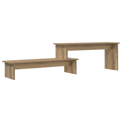 vidaXL TV-Schrankset Artisan-Eiche 180,5 x 30 x 43 cm Holzwerkstoff