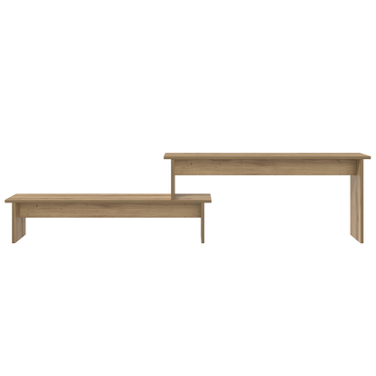 vidaXL TV-Schrankset Artisan-Eiche 180,5 x 30 x 43 cm Holzwerkstoff