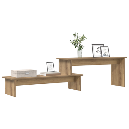 vidaXL TV-Schrankset Artisan-Eiche 180,5 x 30 x 43 cm Holzwerkstoff