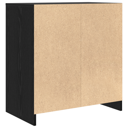 vidaXL Sideboard Schwarz 70 x 41 x 75 cm Holzwerkstoff