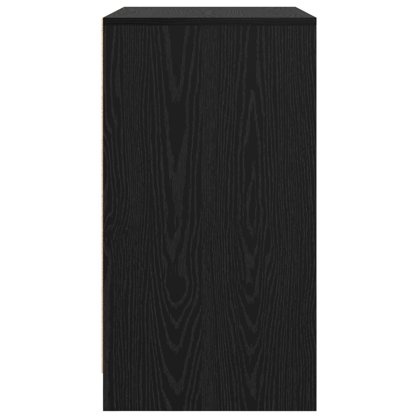 vidaXL Sideboard Schwarz Eichen-Optik 70 x 41 x 75 cm Holzwerkstoff