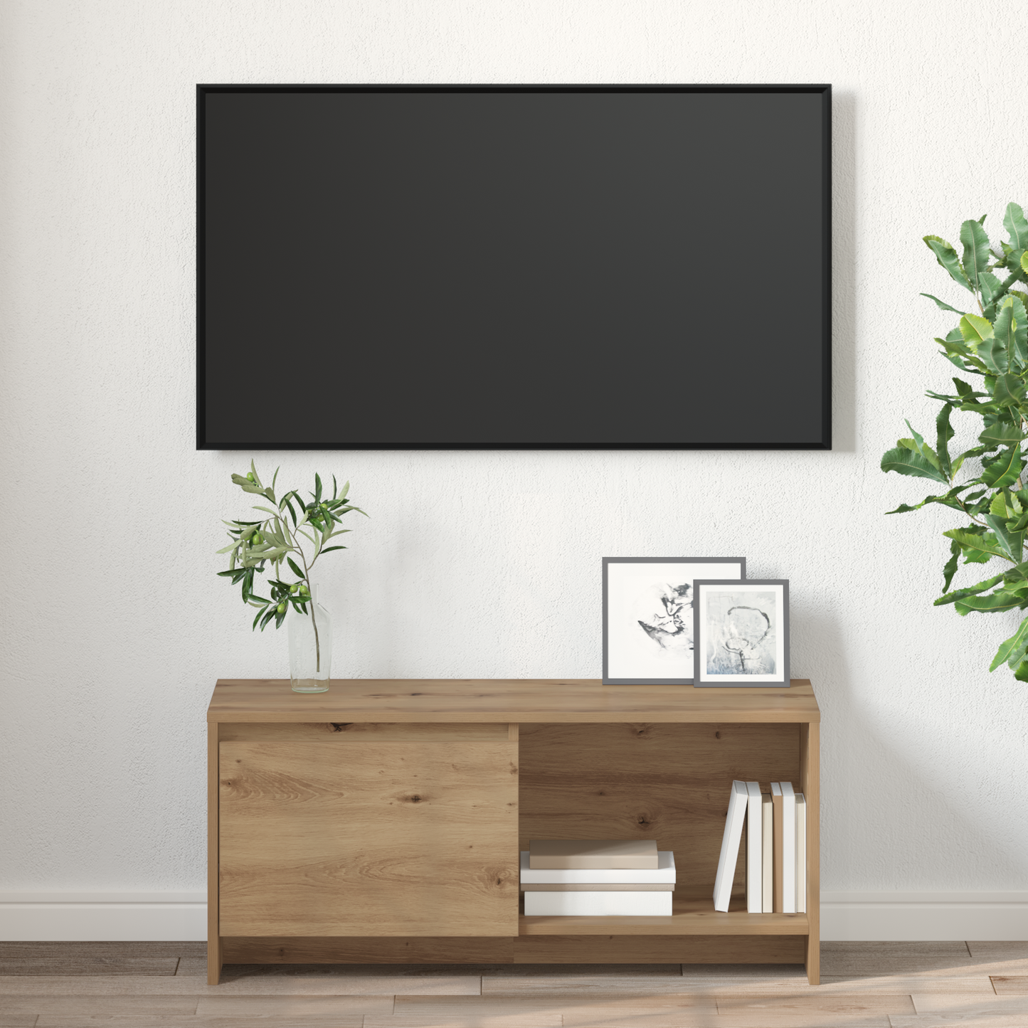 vidaXL TV-Schrankset Artisan-Eiche 90 x 35 x 40 cm Holzwerkstoff