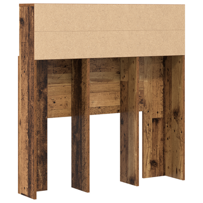 vidaXL Kopfteil Schrank Altholz 100 x 19 x 103,5 cm Holzwerkstoff