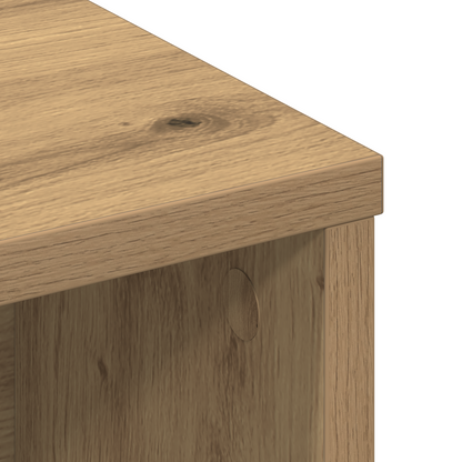 vidaXL Kopfteil Schrank mit Regal Artisan-Eiche 100 x 19 x 103,5 cm