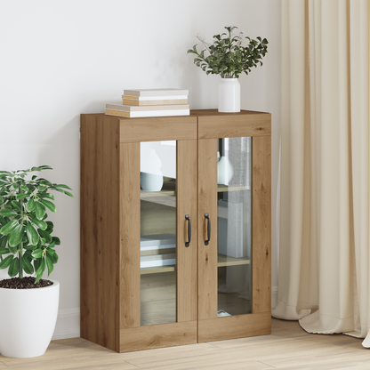 vidaXL Hängeschrank Wandmontiert Braun 69.5 x 34 x 90 cm Holzwerkstoff