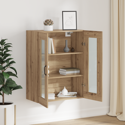 vidaXL Hängeschrank Wandmontiert Braun 69.5 x 34 x 90 cm Holzwerkstoff