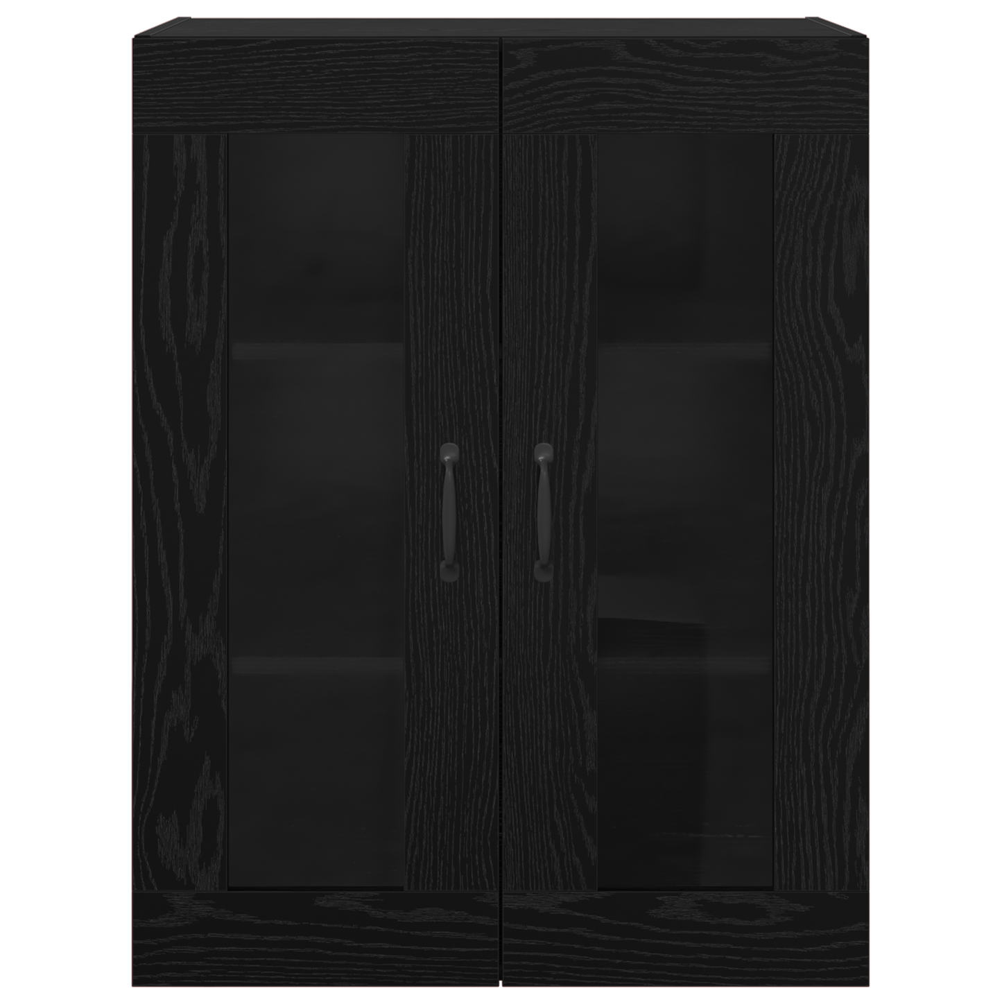 vidaXL Hängeschrank Schwarz 69.5 x 34 x 90 cm Holzwerkstoff