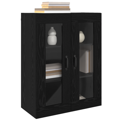 vidaXL Hängeschrank Schwarz 69.5 x 34 x 90 cm Holzwerkstoff