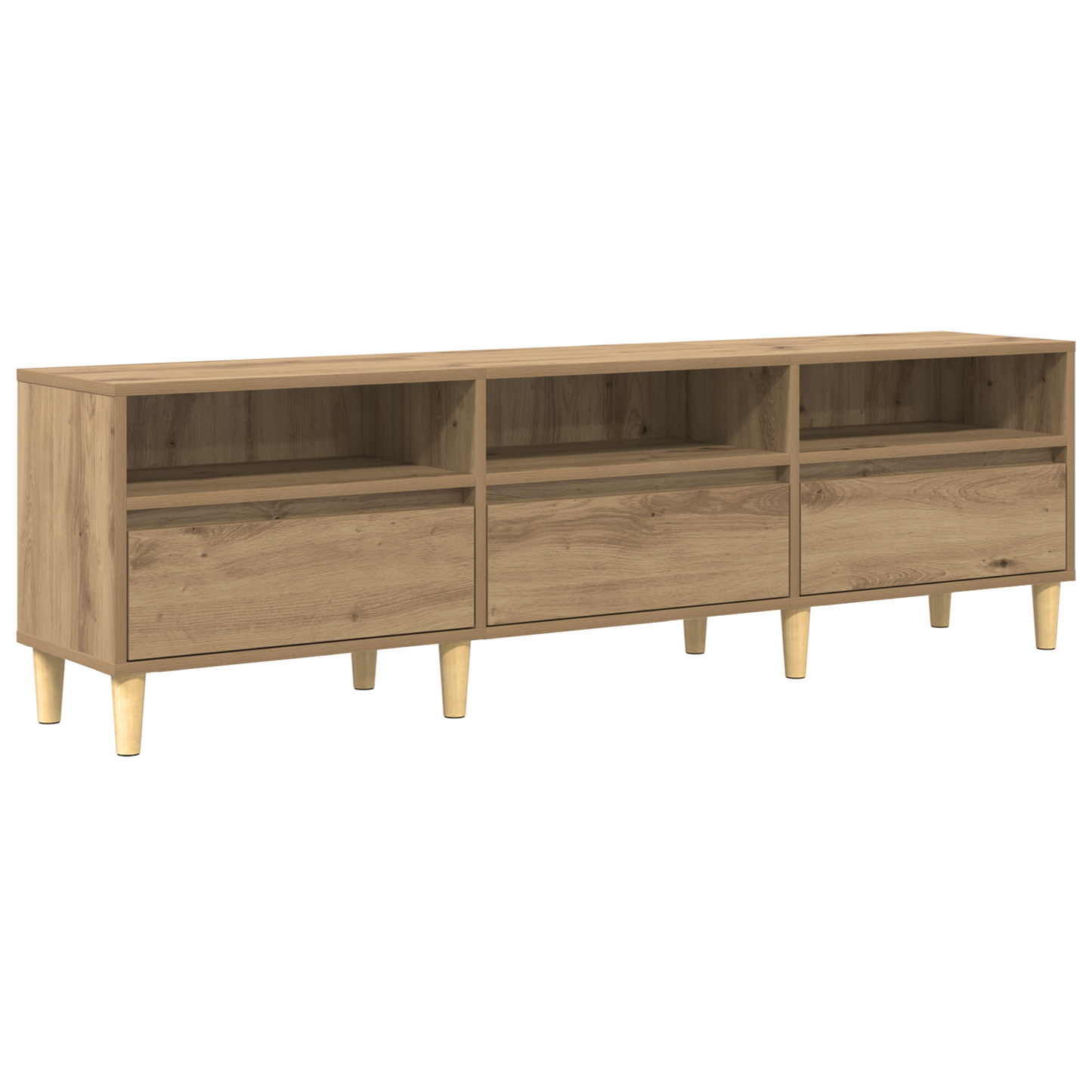 vidaXL TV-Schränk Artisan-Eiche 150 x 30 x 45 cm Holzwerkstoff