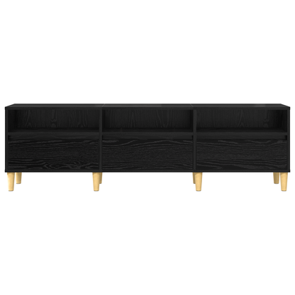 vidaXL TV-Schränk Schwarz Eichen-Optik 150 x 30 x 45 cm Holzwerkstoff