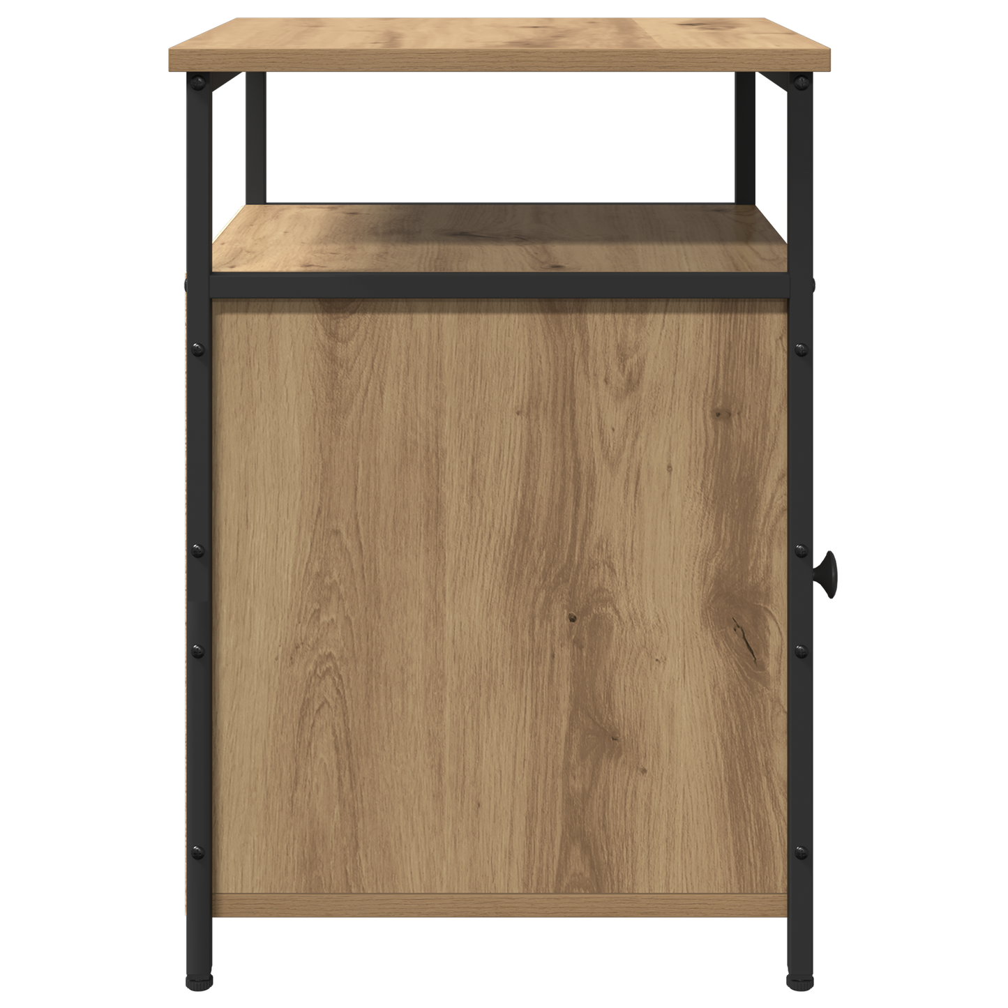 vidaXL Nachttisch Artisan-Eiche Holzwerkstoff