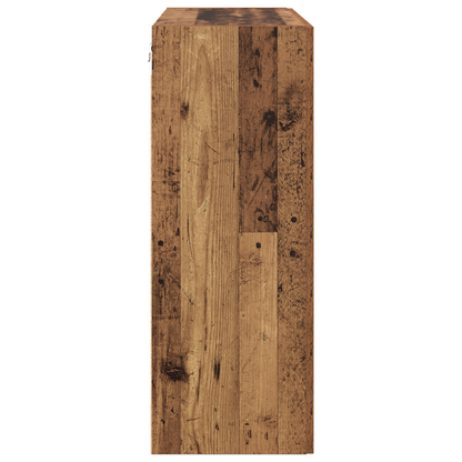 vidaXL Wandschrank Altholz 69,5 x 34 x 90 cm Holzwerkstoff