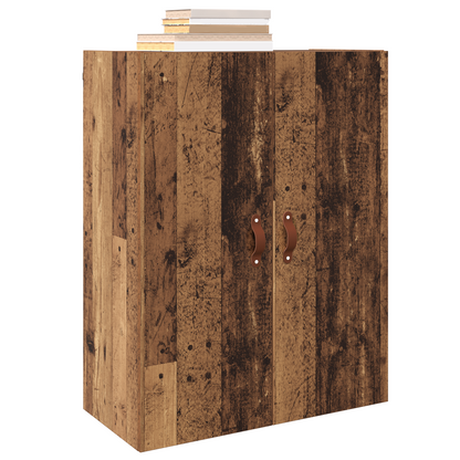 vidaXL Wandschrank Altholz 69,5 x 34 x 90 cm Holzwerkstoff