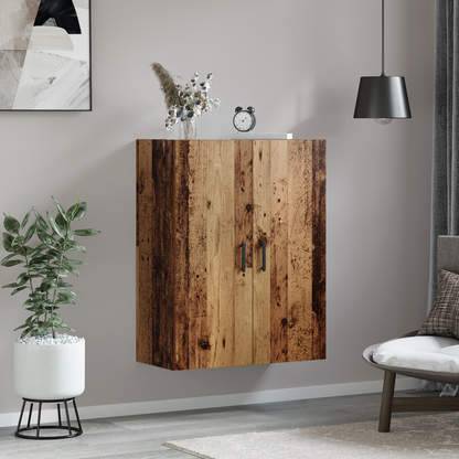 vidaXL Wandschrank Altholz 69,5 x 34 x 90 cm Holzwerkstoff