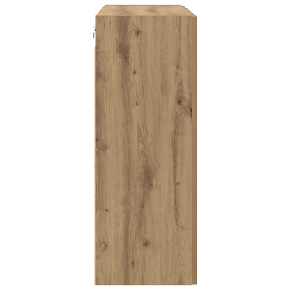 vidaXL Wandschrank Artisan-Eiche 69,5 x 34 x 90 cm Holzwerkstoff