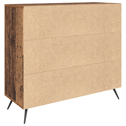vidaXL Sideboard Altholz 89,5 x 34 x 80 cm Holzwerkstoff