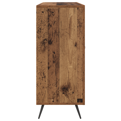vidaXL Sideboard Altholz 89,5 x 34 x 80 cm Holzwerkstoff